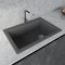 Ruvati 33"x22" Dual-Mnt Granite Composite Sgl Bowl Kitchen Sink, Urban Gray RVG1033GR - alternate 1